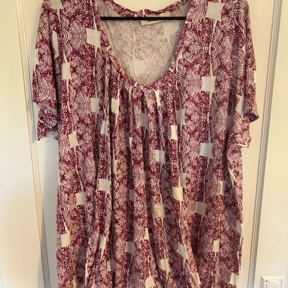 Ulla Popken Graphic Print Nursing Tee